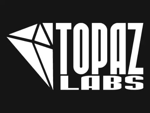 Topazlab : éditeur du logiciel Gigapixel AI, le logo