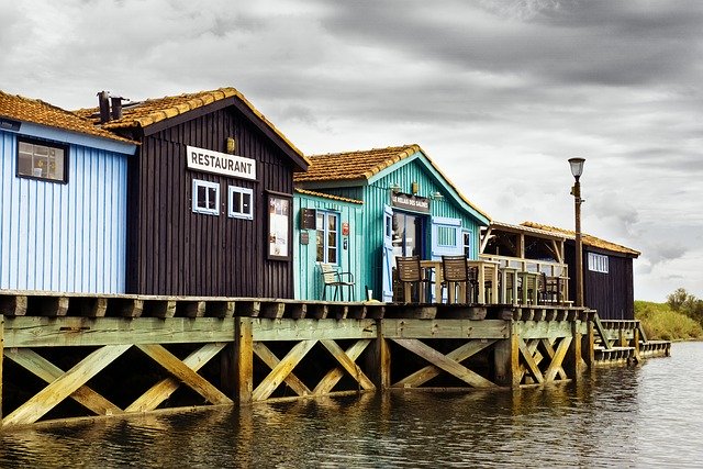 Prise de vue A6000, cabanes de pêcheurs