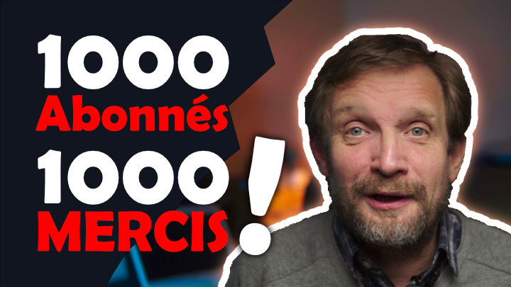 1000 Abonnés sur la chaine Youtube Solutions Digitales - 